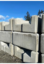 regular bench concrete block